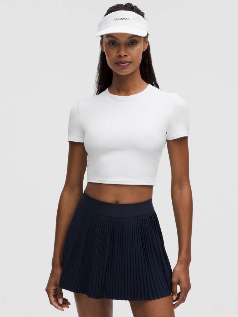 Lululemon Tight Fit Cropped Shelf Bra Tee